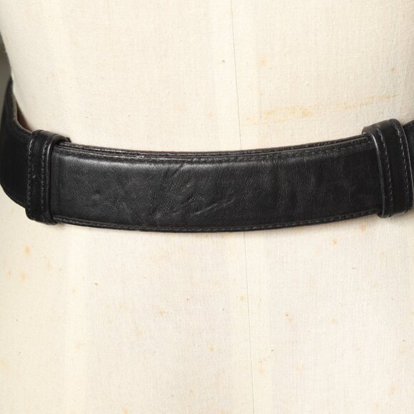 Rare Boho - riffic Robert Lee Morris for Donna Karan Black Filigree Sz S Belt main image 8